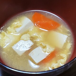 味噌入り卵スープ